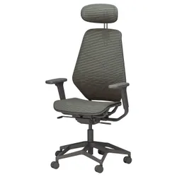 IKEA STYRSPEL(205.220.32) игровое/офисное кресло, темно-серый/серый