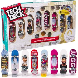 НАБОР ДЛЯ СКЕЙТБОРДА FINGERBOARD PARIS 2024 8PAK COMPETITION LEGENDS TECH DECK