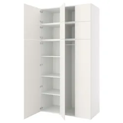 IKEA PLATSA(694.243.32) шкаф с 9 дверьми, белый / Фоннес белый