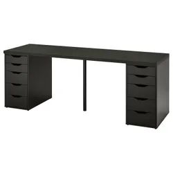 IKEA LAGKAPTEN / ALEX(694.176.90) рабочий стол, Царнибров/черный