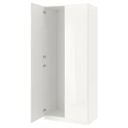 IKEA PAX / FARDAL(399.054.98) Шафа / 2 двері, білий / глянсовий / білий