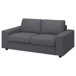 IKEA VIMLE (994.005.46) 2-местный диван, с широкими подлокотниками Gunnared / средний серый