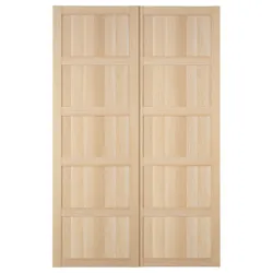 IKEA BERGSBO(805.253.01) Розсувні двері, білий морений дуб