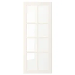 IKEA BODBYN(004.850.40) скляні двері, вершковий