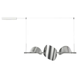 IKEA BACKSTÖRN(605.778.76) Светодиодная висящая лампа, Вы можете потемнеть/матовый алюминий