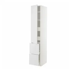 IKEA METOD / MAXIMERA(594.093.32) w sz z pół / 4 szu / drz / 2 fr, белый / Стенсунд белый