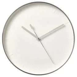 IKEA MALLHOPPA(305.423.41) годинник, низька напруга/срібло