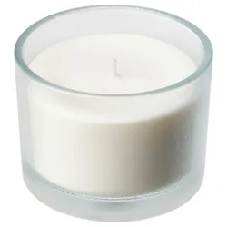 IKEA ADLAD (405.021.46) ароматическая свеча в стакане, Скандинавские леса / белый