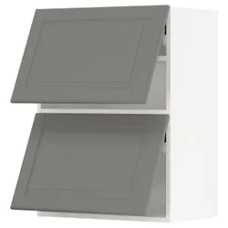 IKEA METOD(893.919.29) двери 2 уровня, белый/Бодбин серый