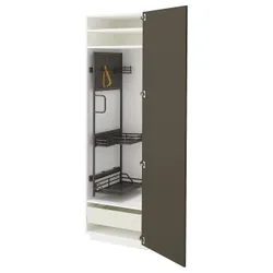 IKEA METOD / MAXIMERA(295.742.67) High Cabinet/Interior Inn, Biały/havstorp brown и бежевый