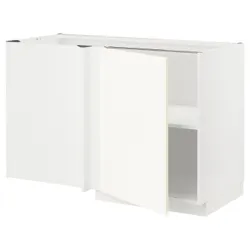 IKEA METOD(795.072.37) угловой тумба с полкой, белый/Вальстена белый