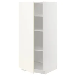 IKEA METOD(795.073.17) висока шафа/полиці, білий/Вальстена білий