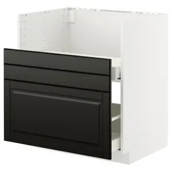 IKEA METOD / MAXIMERA(395.791.08) шкаф Zl под Tallsjön, Biały/Bodbyn Black
