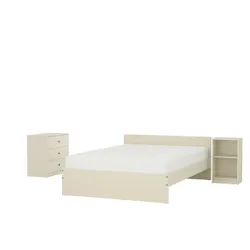 IKEA GURSKEN(494.171.77) Комплект меблів для спальні 3 шт, світло-бежевий