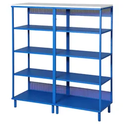 IKEA PLATSA(495.229.13) відкрита книжкова шафа, блакитний