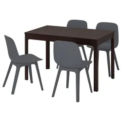 IKEA EKEDALEN / ODGER (692.212.97) Стол и 4 стула, синий, синий