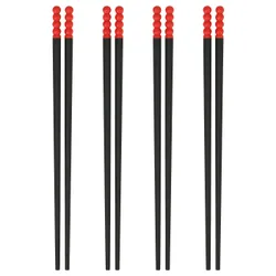 IKEA FÖSSTA(206.132.06) 4 пари паличок для їжі, червоний