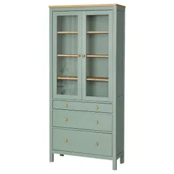 IKEA HEMNES(005.961.61) Сайт с 3 ящиками, Грейозоиления/светло -коричневое пятно