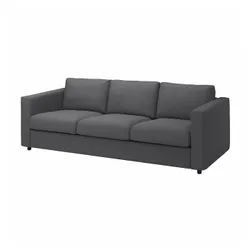 IKEA VIMLE (293.990.42) 3-местный диван, Халларп серый
