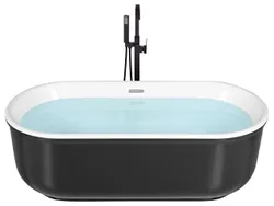 Отдельностоящая ванна 170 x 80 см черная ПИНЕЛЬ