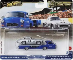 Командний транспорт HOT WHEELS #70 HRV48 Mercedes-Benz 300SL + 55 Blaues Wunder HRV48