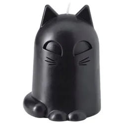 IKEA KUSTFYR(305.975.74) Свеча без запаха, черный кот