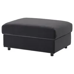 IKEA VIMLE(494.335.87) підставка для ніг із місцем для зберігання, Дюпарп темно-сірий