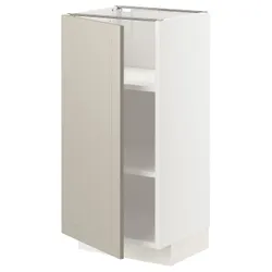 IKEA METOD(494.613.06) шафа ст/пол, білий / Stensund beige