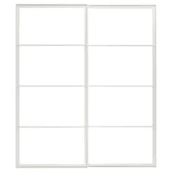 IKEA PAX(804.581.94) корпус розсувних дверей з гідами, білий