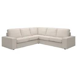 IKEA KIVIK(894.828.54) 4-місний кутовий диван, Світло-бежевий трезунд