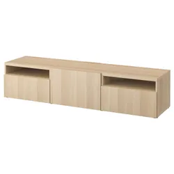 IKEA BESTÅ(293.990.80) тумба під телевізор, ефект білого мореного дуба / ефект білого мореного дуба Lappviken