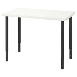 IKEA LINNMON / OLOV(794.161.95) стол письменный, белый черный