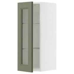 IKEA METOD(595.184.87) Повинен наполовину/скло, Biały/axstad gria -green