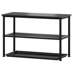 IKEA NIPÅSEN / BAGGMUCK(696.180.09) Мебель для зала, набор из 2 шт., черный/серый
