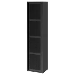 IKEA IVAR(205.312.39) шафа з дверцятами, чорна сітка