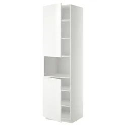 IKEA METOD (794.554.84) шестой высокий микро 2д/половина, белый / Рингхульт белый