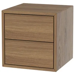 IKEA EKET(205.745.92) Шкаф/2 ящика, Браун/грецкий орех