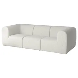 IKEA STOCKHOLM 2025(595.743.03) 3-го списка диван, Джурмо серо-белый