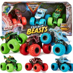 НАБОР ИЗ 3 МОНСТР-ГРУЗОВИКОВ MONSTER JAM CHARGED BASTS 1:64