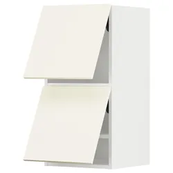 IKEA METOD(095.072.45) горизонтальна шафа 2 дверцята відкриваються сенсорні, білий/Вальстена білий