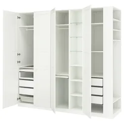 IKEA PAX / TYSSEDAL(696.237.89) комбінований гардероб, білий білий/білий