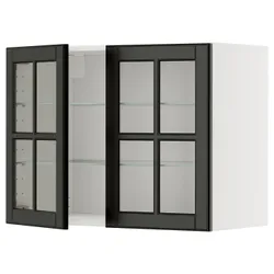 IKEA METOD(995.787.66) Sza wiello/2 gree drz, Biały/Bodbyn Black