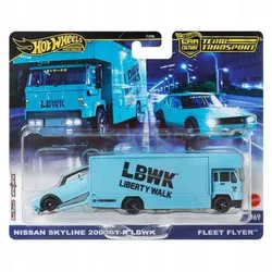 HOT WHEELS Team Transport #69 HRV45 Nissan Skyline 2000GT-R LBWK Fleet Flye HRV45