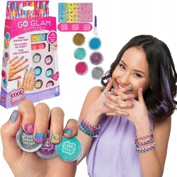 НАБОР ДЛЯ НОГТЕЙ GO GLAM С БЛЕСТКАМИ И НАКЛЕЙКАМИ COOL MAKER SPIN MASTER