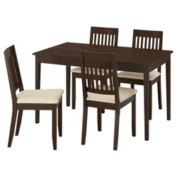 IKEA NÄSINGE / NÄSINGE(195.970.28) Стол и 4 стула, Окрашенные буковые вены