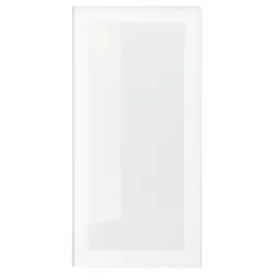 IKEA HEJSTA(005.266.39) Стеклянная дверь, белое/прозрачное стекло