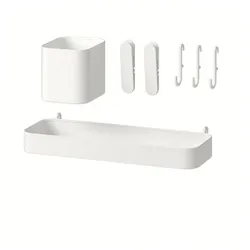 IKEA SKÅDIS(205.864.20) 7-элементные аксессуары, белый