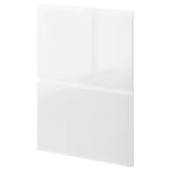 IKEA METOD (294.498.10) 2 фронта посудомоечной машины, Воксторп глянцевый/белый