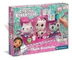 Гіпсові фігурки "Котячий будиночок Габі" своїми руками