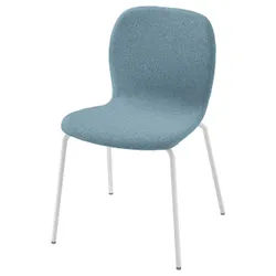 IKEA KARLPETTER(294.814.71) стілець, Гуннаред світло-блакитний / Сефаст білий